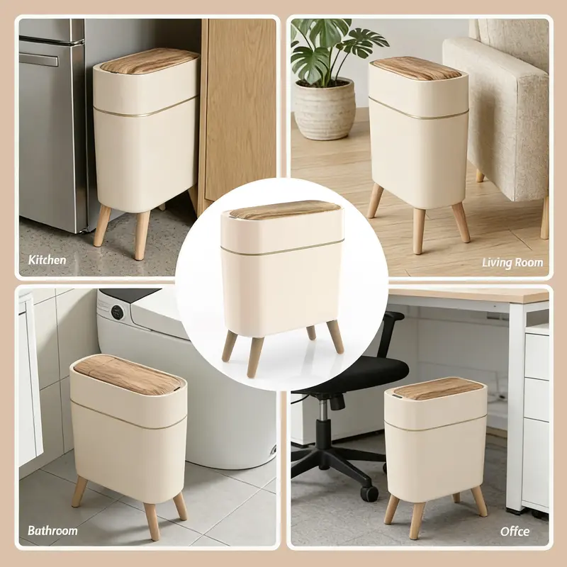 Smart Sensor Trash Can – Waterproof Automatic Motion Sensor Waste Bin for Bathroom, Kitchen & Bedroom