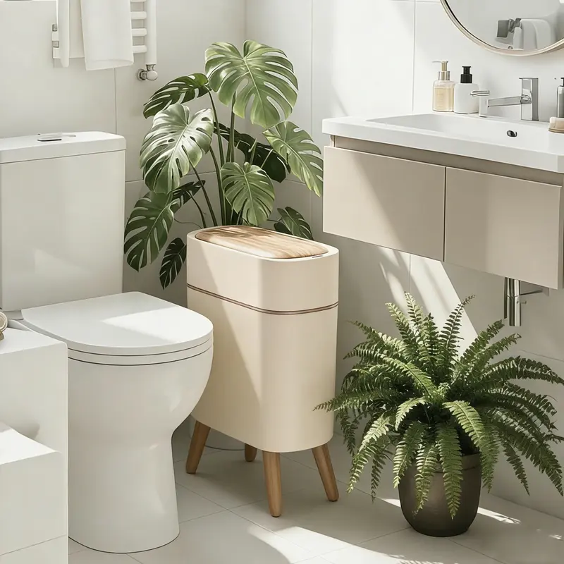Smart Sensor Trash Can – Waterproof Automatic Motion Sensor Waste Bin for Bathroom, Kitchen & Bedroom