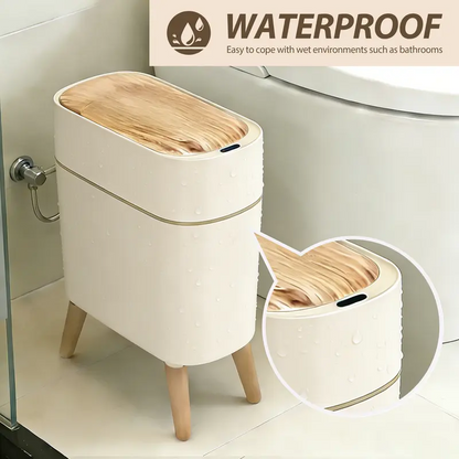 Smart Sensor Trash Can – Waterproof Automatic Motion Sensor Waste Bin for Bathroom, Kitchen & Bedroom