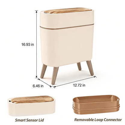 Smart Sensor Trash Can – Waterproof Automatic Motion Sensor Waste Bin for Bathroom, Kitchen & Bedroom