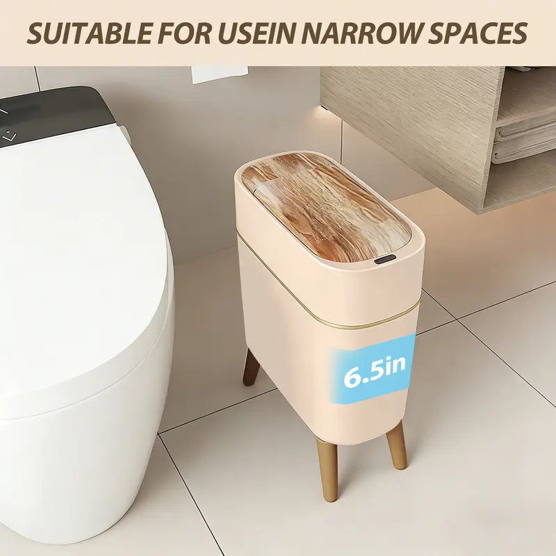 Smart Sensor Trash Can – Waterproof Automatic Motion Sensor Waste Bin for Bathroom, Kitchen & Bedroom